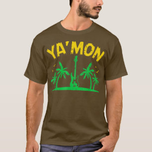 Reggae Bass Guitar-spelers Yamon T-shirt