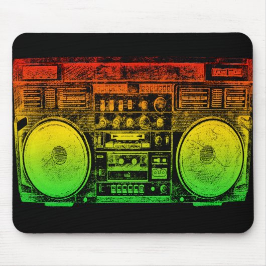 Reggae Boombox Muismat (Voorkant)