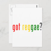 Reggae? Briefkaart (Voorkant / Achterkant)