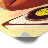 Reggae City Gal op het strand Poster (Hoek)