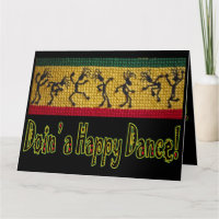 Reggae Dance verjaardagskaart