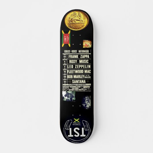 REGGAE / Dennis Thompson 7 3/4-inch skateboard Dec (Voorkant)
