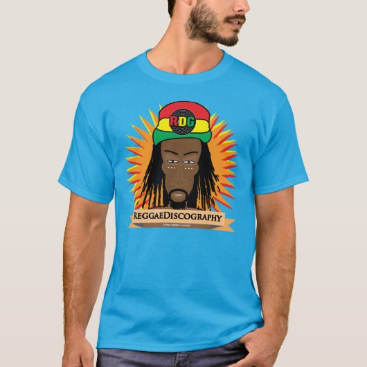 Reggae Discography RastaMan T-shirt (Voorkant)