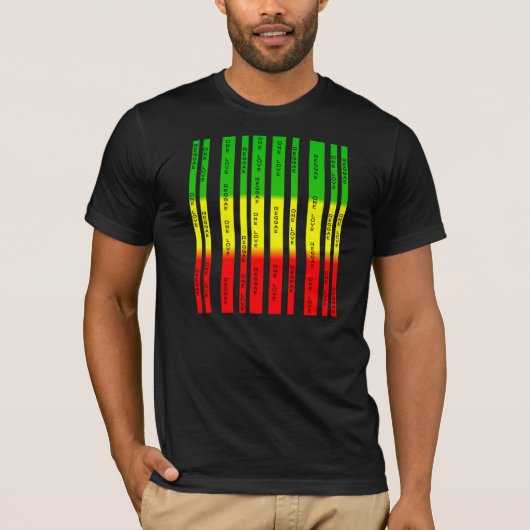 Reggae één liefde t-shirt (Voorkant)