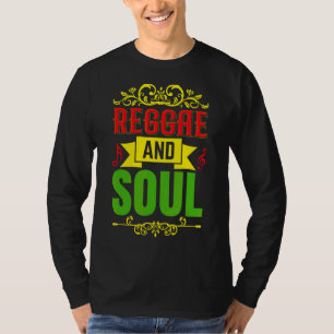 Reggae en Soul Reggae Stijl voor Reggae Muziek T-shirt