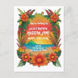 Reggae Feest Uitnodiging