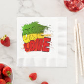 Reggae flag, One Love, Rasta Servet (Insitu)