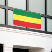 Reggae Jah Rastafari Movement Rastafarian Banner (Buitenkant Gebouw)