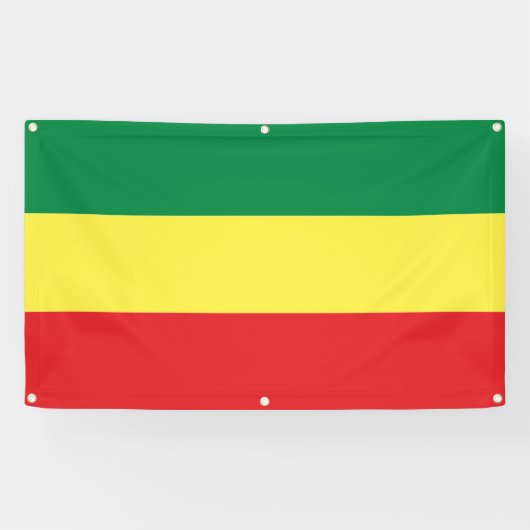 Reggae Jah Rastafari Movement Rastafarian Banner (Horizontaal)