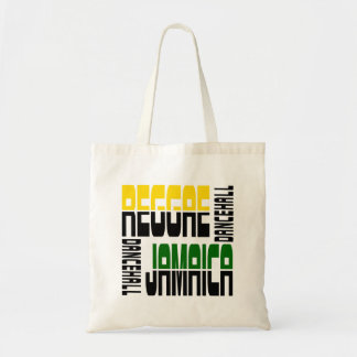 Reggae Jamaica Dance Hall Cube, 3 kleuren Tote Bag