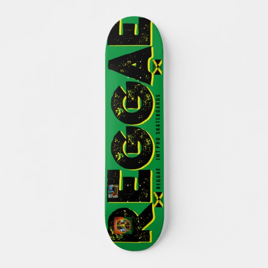 REGGAE JMT7 3/4-inch skateboard Deck (Voorkant)