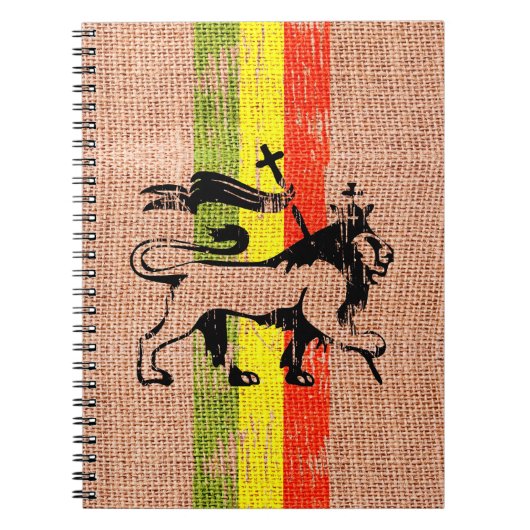 Reggae lion notitieboek (Voorkant)