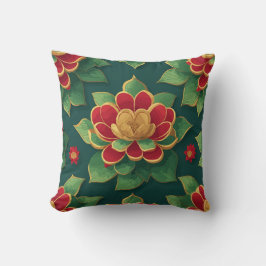 Reggae Lotus Flower Kussen