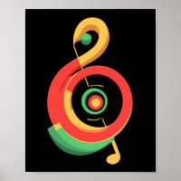 Reggae Music Clef