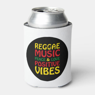 Reggae Music met positieve gezegden Blikjeskoeler