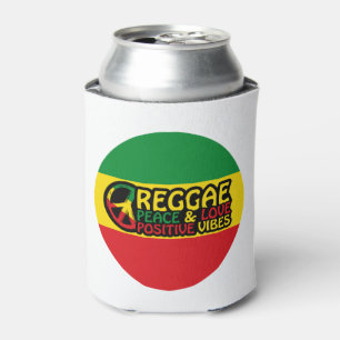 Reggae Music met positieve quotes Blikjeskoeler