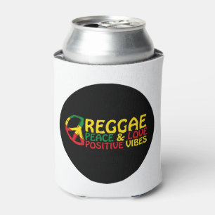 Reggae Music met positieve quotes Blikjeskoeler