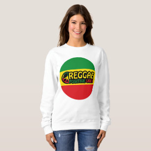 Reggae Music met positieve virussen en reggae flag Trui