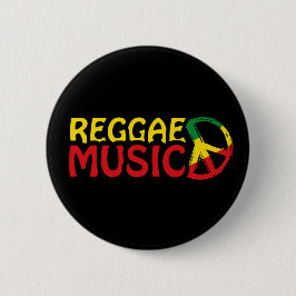 Reggae Music - model2b-cirkel-zwart Ronde Button 5,7 Cm