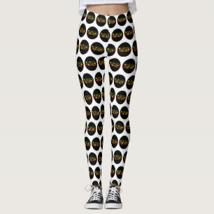 Reggae Music-ontwerp, reggae art Leggings