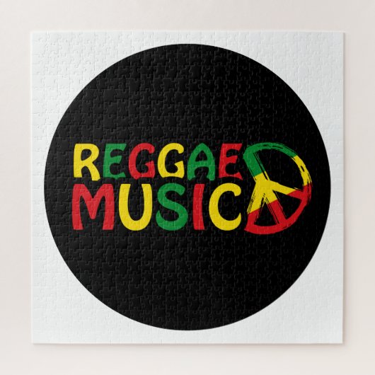 Reggae Music-ontwerp, reggae art Legpuzzel (Verticaal)