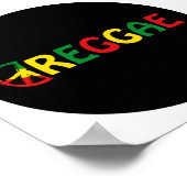 Reggae Music Poster (Hoek)