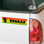 Reggae Music Rasta Rastaman Bumper Stickers (Sur camion)