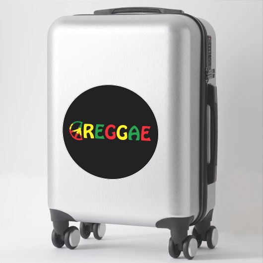 Reggae Music Sticker (Koffer)