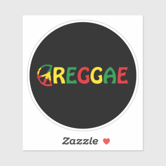 Reggae Music Sticker (Vel)