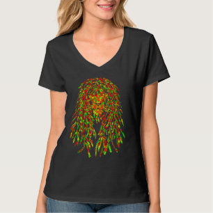 Reggae-muziek liefhebbers Jamaicaanse Leeuw Rasta T-shirt