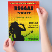 Reggae Night Party of Nightclub Flyer (Hand)