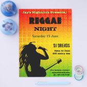 Reggae Night Party of Nightclub Flyer (Enkel)
