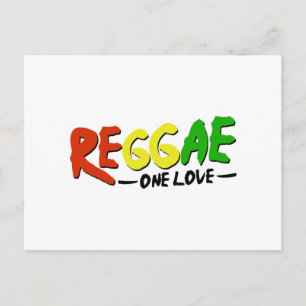 Reggae One Love Briefkaart