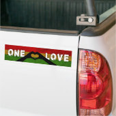 Reggae One Love Bumpersticker (Op Truck)