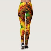 Reggae Polygen Vibration - Power Yoga Leggings (Dos)