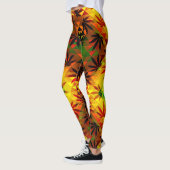 Reggae Polygen Vibration - Power Yoga Leggings (Gauche)