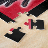 Reggae Rasta Jamaica karikatuur tekening puzzel Legpuzzel (Zijkant)