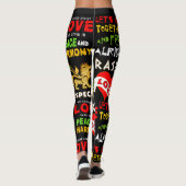 Reggae Rasta Leggings (Achterkant)
