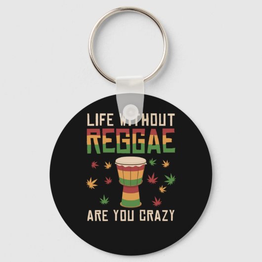 Reggae Rasta Rastafari Sleutelhanger (Voorkant)