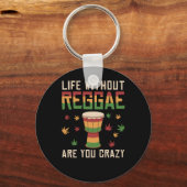 Reggae Rasta Rastafari Sleutelhanger (Voorkant)