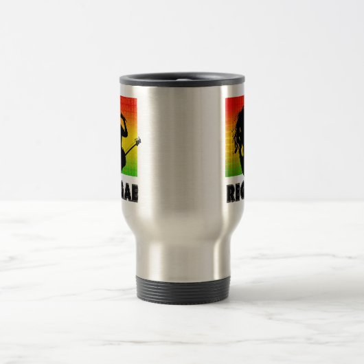 Reggae Rasta Thé ou Café Travel Mug (Centre)