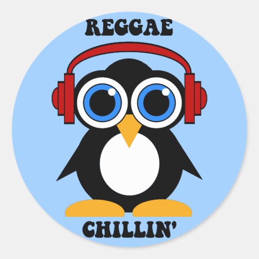reggae ronde sticker (Voorkant)