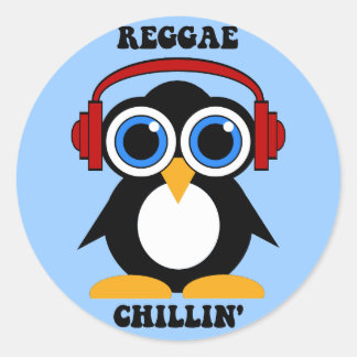 reggae ronde sticker