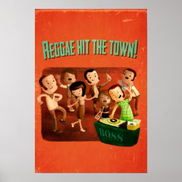 Reggae sloeg de stad aan. poster