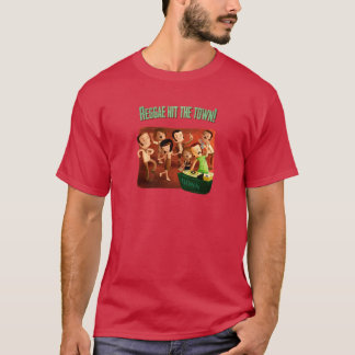 Reggae sloeg de stad aan. t-shirt