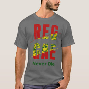 Reggae sterven nooit t-shirt
