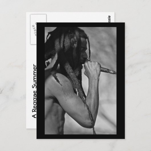 Reggae Summer Briefkaart (Voorkant / Achterkant)
