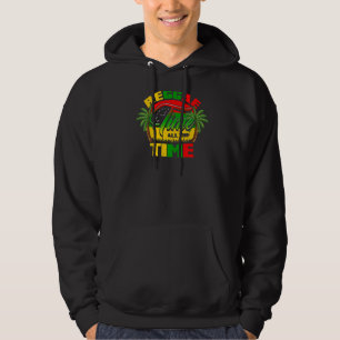 Reggae Tijd Altijd Reggae Rasta Muziek Hoodie