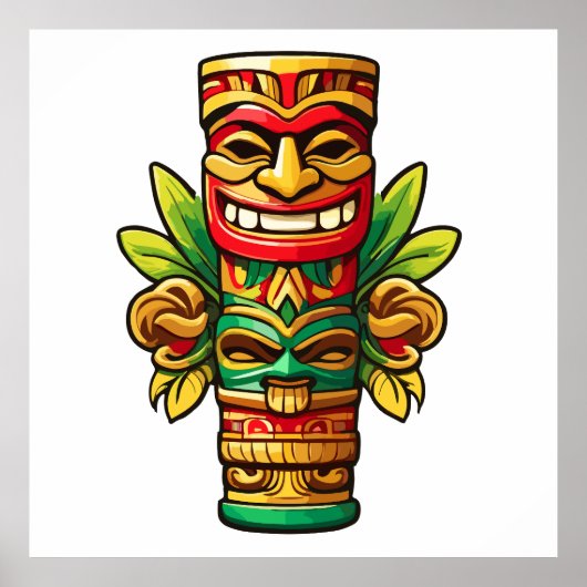 Reggae Tiki Poster (Voorkant)