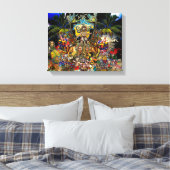 Reggae-universum Canvas Afdruk (Insitu (Slaapkamer))
